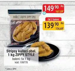 Qanto Stripsy kuřecí obal. 1 kg ZIPPY STYLE nabídka