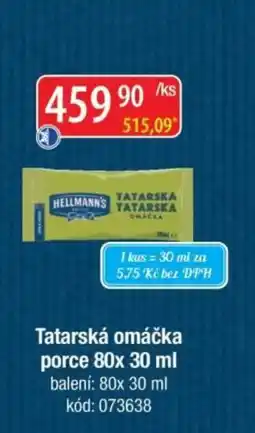 Qanto HELLMANN'S Tatarská omáčka porce nabídka