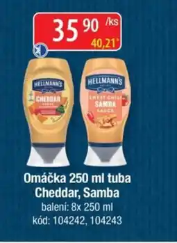 Qanto HELLMANN'S Omáčka tuba Cheddar, Samba nabídka