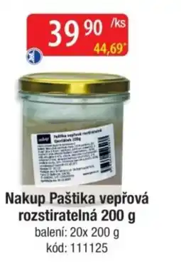 Qanto Nakup Paštika vepřová rozstiratelná nabídka