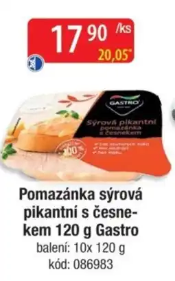 Qanto Pomazánka sýrová pikantní s česne- kem Gastro nabídka