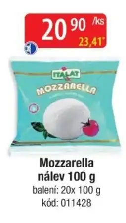 Qanto Mozzarella nálev nabídka