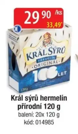 Qanto Král sýrů hermelín přírodní nabídka