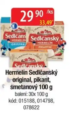 Qanto Hermelín Sedlčanský original, pikant, smetanový nabídka