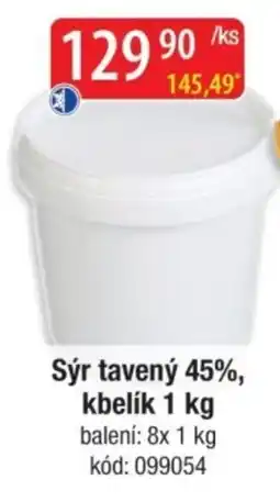 Qanto Sýr tavený 45%, kbelík nabídka