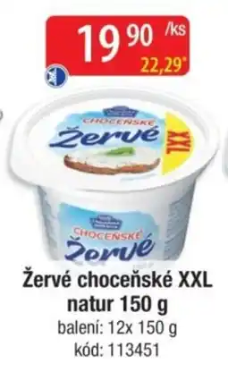 Qanto Žervé choceňské XXL natur nabídka
