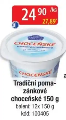 Qanto Tradiční pomazánkové choceňské nabídka