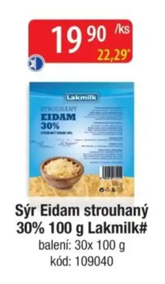 Qanto Sýr Eidam strouhaný 30% Lakmilk# nabídka