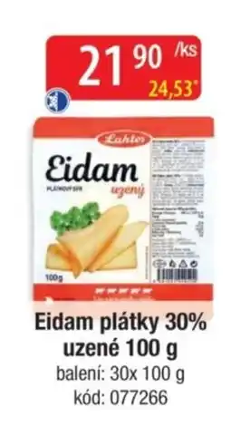 Qanto Eidam plátky 30% uzené nabídka