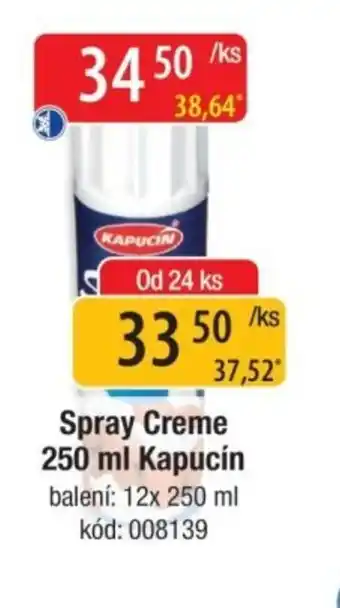 Qanto Spray Creme Kapucín nabídka