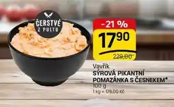 Flop SÝROVÁ PIKANTNÍ POMAZÁNKA S ČESNEKEM nabídka