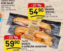 Flop BAGETA S KUŘECÍMI NUGETAMI nabídka
