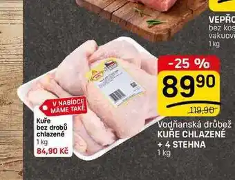 Flop KUŘE CHLAZENÉ + 4 STEHNA 1 kg nabídka