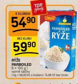 Flop RÝŽE PARBOILED 8 × 100 g varné sáčky nabídka