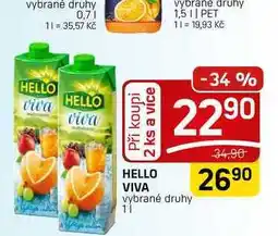 Flop HELLO VIVA vybrané druhy nabídka