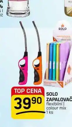 Flop SOLO ZAPALOVAČE flexibilní | colour mix 1 ks nabídka