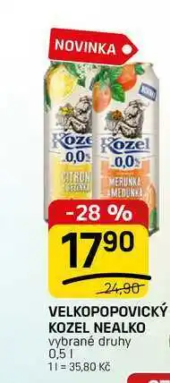 Flop VELKOPOPOVICKÝ KOZEL NEALKO vybrané druhy nabídka