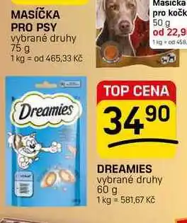 Flop DREAMIES vybrané druhy nabídka