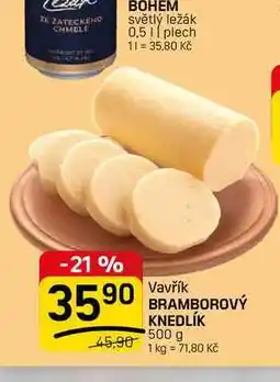 Flop BRAMBOROVÝ KNEDLÍK nabídka