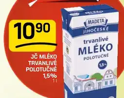 Flop Madeta Jč mléko trvanlivé polotučné 1,5% nabídka