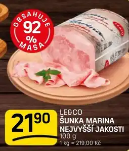 Flop Le&co šunka marina nejvyšší jakosti nabídka