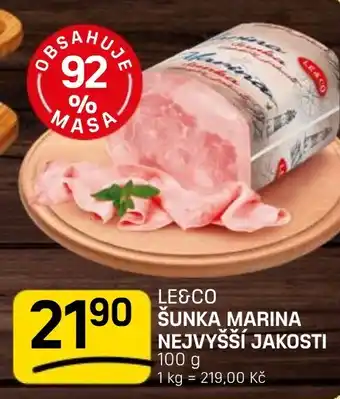 Le&co šunka marina nejvyšší jakosti