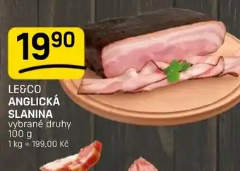 Flop Le&co anglická slanina nabídka