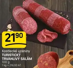 Flop Kostlecké uzeniny turistický trvanlivý salám nabídka