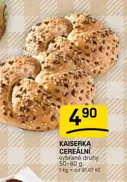 Flop Kaiserka cereální nabídka