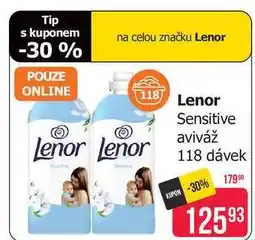 Teta Lenor Sensitive aviváž 118 dávek nabídka