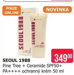 Teta SEOUL 1988 Pine Tree Ceramide SPF50+ PA++++ ochranný krém 50 ml nabídka