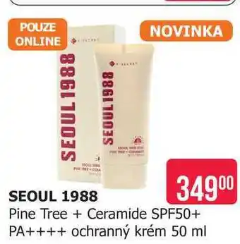 SEOUL 1988 Pine Tree Ceramide SPF50+ PA++++ ochranný krém 50 ml