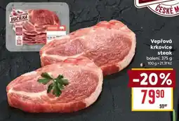 Billa Vepřová krkovice steak nabídka