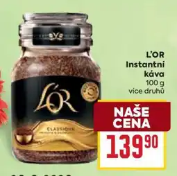 Billa L'OR Instantní káva nabídka