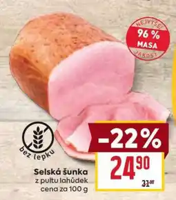 Billa Selská šunka nabídka