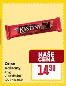 Billa Orion Kaštany nabídka
