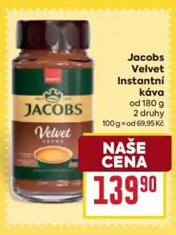 Billa Jacobs Velvet instantní káva nabídka