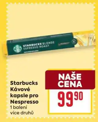 Billa Starbucks Kávové kapsle pro Nespresso nabídka