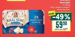 Billa Král sýrů Hermelín 2× 120 g nabídka