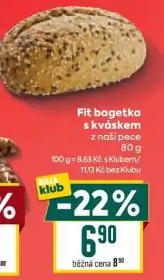 Billa Fit bagetka s kváskem nabídka