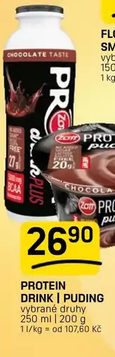 Flop Protein drink puding nabídka