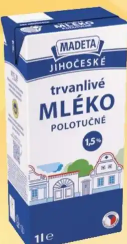 Flop Madeta jč mléko trvanlivé polotučné 1.5% nabídka