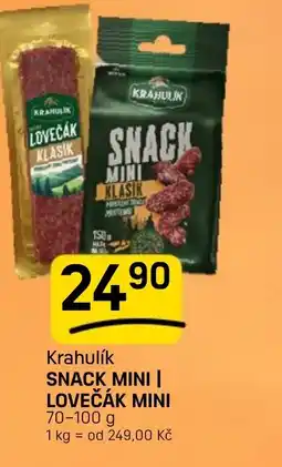 Flop Krahulík snack mini | lovečák mini nabídka