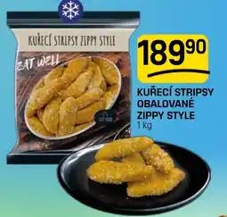 Flop Kuřecí stripsy obalované zippy style nabídka
