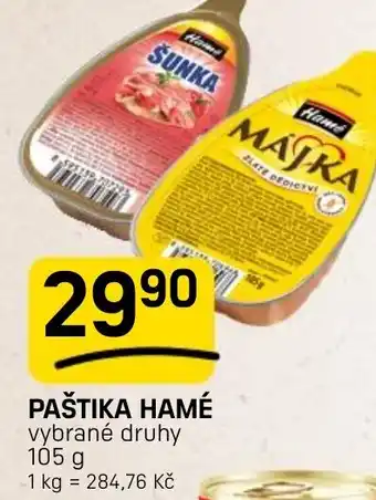 Flop Paštika hamé nabídka