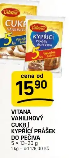 Flop Vitana vanilinový cukr | kypřící prášek do pečiva nabídka