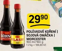 Flop Polévkové koření | sojová omáčka | tradičn klasik worcester nabídka