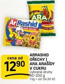 Flop Arrashid ořechy l ara arašídy v cukru nabídka