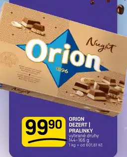 Flop Orion dezert | pralinky nabídka