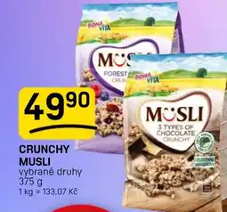 Flop Crunchy musli nabídka
